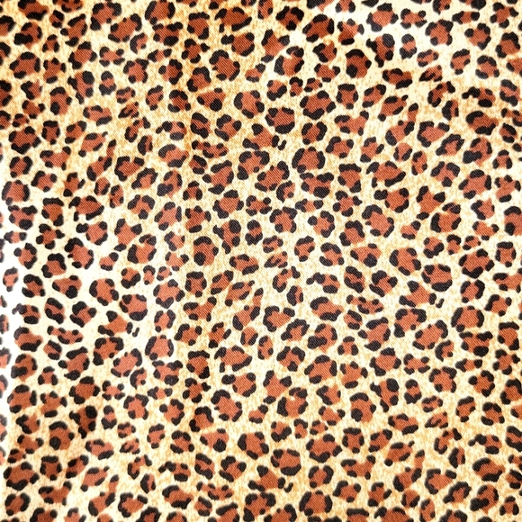 L.A. Intimates Exotic Cheetah Print Satin Robe 2X - Picture 3 of 5